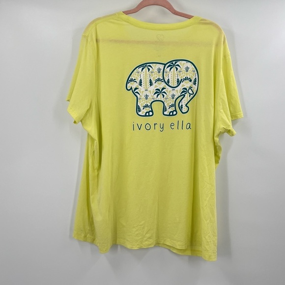 Ivory Ella Aztec Palms short sleeve tee - Picture 1 of 5